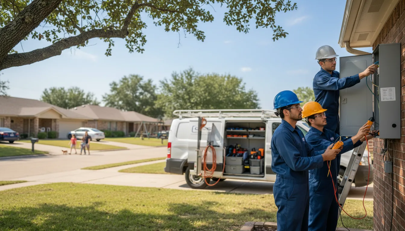Certified electrician providing emergency electrical services in Catharine, KS